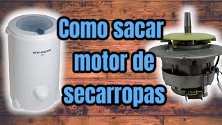 como sacar motor de secarropas kohinoor [upl. by Johannessen]