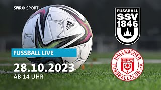 3 Liga SSV Ulm 1846 Fußball  Hallescher FC ReLive  SWR Sport [upl. by Skolnik]