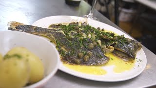 ROASTED FLOUNDER with lemon amp caper butter [upl. by Nollid]