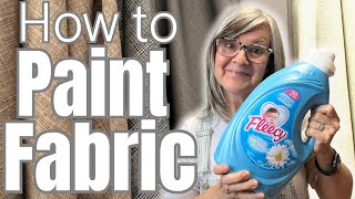 How To Paint Fabric Furniture The Easy Way [upl. by Ynad]