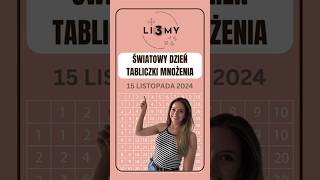 Światowy Dzień Tabliczki Mnożenia Li3MY tabliczkamnozenia [upl. by Pomfrey]