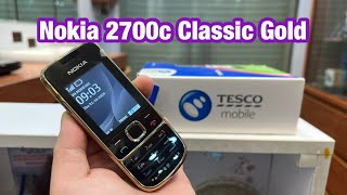 Nokia 2700c classic Gold Nhà mạng Tesco Mobile Fullboxx new tại trummaycovn [upl. by Appel]