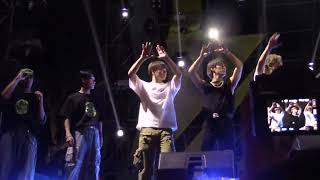 ฺPsychic Fever amp Ballistik Boyz jamming F Hero for the ending show at Muuji Festival 2024 [upl. by Novyar137]