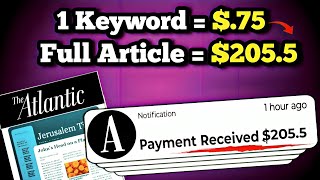 How I Made 2055 Daily Writing ONE Article with ChatGPT 🤑 [upl. by Jeromy913]