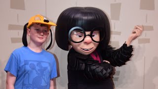 Meet Edna Mode at The Edna Mode Experience Pixar Place [upl. by Hannavahs983]