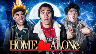 MI POBRE ANGELITO EN LA VIDA REAL HOME ALONE  FAN FILM changovision [upl. by Nospmas]