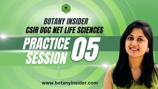 Free Practice Session  5 CSIR NET Lifesciences December 2024 BotanyInsider [upl. by Aitat]