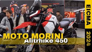 Moto Morini la Alltrhike 450 punta sulladventouring EICMA 2024 [upl. by Benyamin]