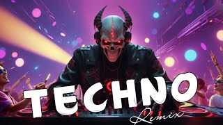 TECHNO MIX 2024 🎧 Rave Techno Remixes for Party Gym and Car Music [upl. by Joab]