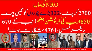 Who are NAB NRO Beneficiaries  Over 3000 corrupt get clean chit in corruption cases of Rs850bn [upl. by Wayne]