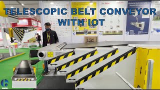 Telescopic Belt Conveyor with IOT [upl. by Diarmuid]