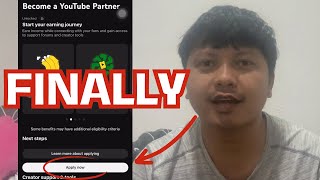 YOUTUBE PARTNER PROGRAM APPLICATION [upl. by Scevor]