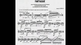 CIESLA Fantasque  Corrado Giuffredi clarinet solo [upl. by Seaden]