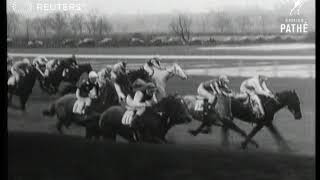 HORSE RACING Lincolnshire Handicap won by Gloaming 1941 [upl. by Gilberto]