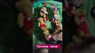 Corona de Navidad Osos navidad diynavidad manualidades diy [upl. by Gibrian]