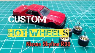 Custom Hot Wheels Nissan Skyline R30 [upl. by Arinayed]