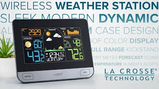 S74177 New Wireless Weather Station with Atomic Time amp Date [upl. by Sibley]