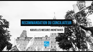 Recommandation du conciliateur  Nouvelles mesures monétaires [upl. by Ardnasac357]