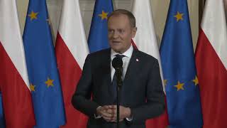 TV Republika pyta o pakt migracyjny Tusk Polska nie przyjmie nielegalnych migrantów [upl. by Elleryt266]