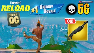 Fortnite Reload  High Kill Solo vs Squads OG Gameplay Keyboard amp Mouse [upl. by Reyna]