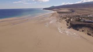 Fuerteventura Sotavento Beach from above DJI Phantom Drone footage 20161010 [upl. by Koal]