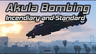 GTA Online Bombing in the Akula Incendiary and Standard [upl. by Gokey419]