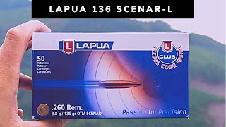 LAPUA FACTORY 136 SCENARL  260 Rem  1k yards [upl. by Dermott]