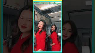 Beautiful air hostage ✈️❤️ shots airhostess trending viralvideo shorviral airlineuniform [upl. by Ardna]