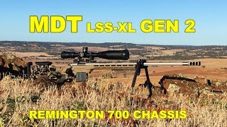 MDT LSS XL Gen2 Chassis look over and shots with 308 at 1720yards [upl. by Esilahc496]