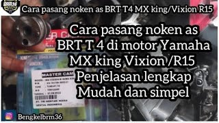 pasang noken as BRT T4 di motor mxkingVixion R15 tenaga lebih mantap [upl. by Atirabrab]