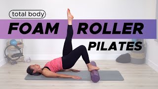 Foam Roller Pilates Workout  Intermediate Mat Pilates [upl. by Oslec466]