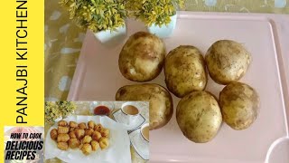 Potato Snacks Recipe  Evening Potato Snacks By Panjabi kitchen [upl. by Terrena]