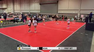 2022 JVA Nationals  Day 2  Team Pineapple 15 Black vs KIVA 15 Red [upl. by Ainekahs685]