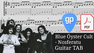 Blue Oyster Cult  Nosferatu Guitar Tabs TABS [upl. by Gnoh926]