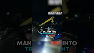 Man CRASHES Into Traffic Light 😂 [upl. by Aissila]