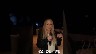 Mariah Carey Singing Live High Notes in Circles2024 [upl. by Grider805]