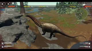 Apatosaurus vs a pair of Saurophaganax Prior Extinction [upl. by Felic33]