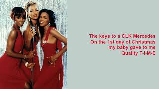 8 Days of Christmas by Destinys Child Lyrics [upl. by Yeleak52]