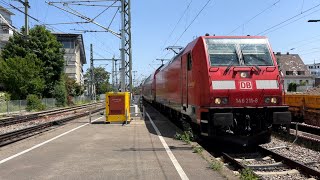 Bahnverkehr in Friedrichshafen Stadt 29052023 [upl. by Lleneg]