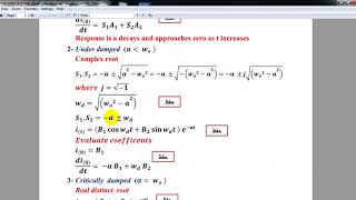 second order natural and step response RLC الدوائر الكهربائية احمد شهاب [upl. by Ietta]