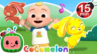 Hop Little Bunnies HOP HOP HOP  More Fun Dance Party  Cocomelon Nursery Rhymes  Kids Songs [upl. by Erek108]