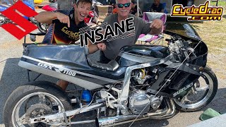 Most INSANE NITROUS GSXR amp WHY he MUST Sell it Old School Bike Runs 860s w 255 Pound rider [upl. by Allehs]