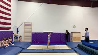 Iris Level 6 Trampoline Routine  Sweetheart Invitational 2021 [upl. by Elleahcim]