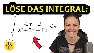 INTEGRAL von Brüchen berechnen – Partialbruchzerlegung Bruch integrieren [upl. by Cynthy]