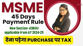 Closing Your Books in 2024 Know MSME 45 Days Payment Rule in 2024 [upl. by Esorylime251]