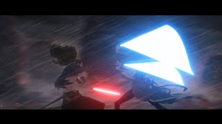 Yone vs Yasuo with lightsabers [upl. by Islek387]