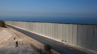 Israel Fortifies Borders with Lebanon with Large Wall [upl. by Belicia]