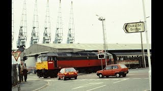 1987 Cab Ride Ellesmere port to Birkenhead Docks Class 47 [upl. by Valeda655]