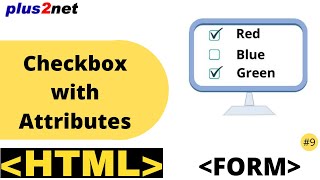 HTML form Checkbox input types to collect user selected options with attributes [upl. by Anirdnajela330]