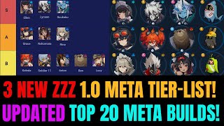 LATEST Zenless Zone Zero 10 TIERLIST amp TOP 20 Meta ★★★★★ SRank Builds [upl. by Nodnelg]